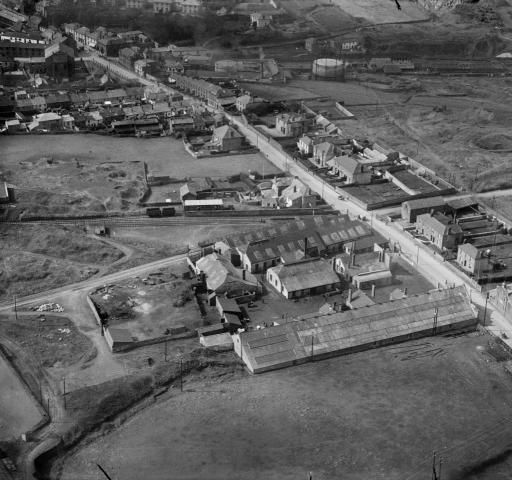 aerial view rock drill works 1924 1